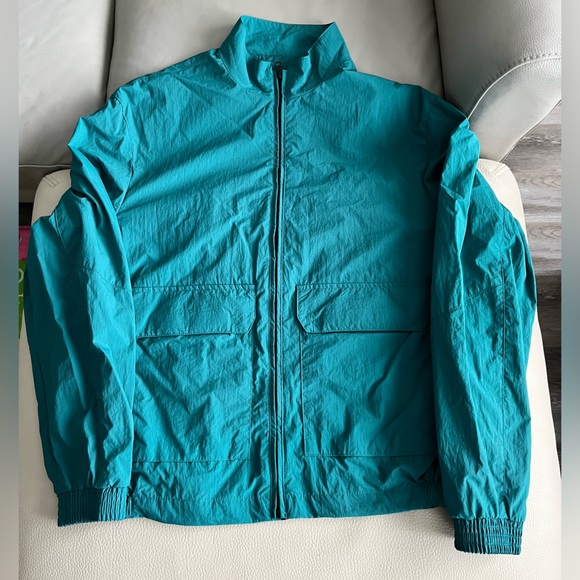 Zara Men’s Mock Neck Windbreaker Jacket - Size L - Picture 2 of 8
